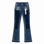 Men's Purple Vintage Distressed Stretch Denim Jeans Size:30-38 (9)