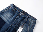 Men's Purple Vintage Distressed Stretch Denim Jeans Size:30-38 (9)