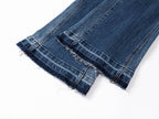 Men's Purple Vintage Distressed Stretch Denim Jeans Size:30-38 (9)