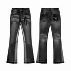Men's Purple Vintage Distressed Stretch Denim Jeans Size:30-38 (6)