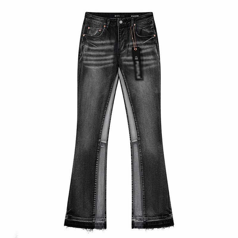 Men's Purple Vintage Distressed Stretch Denim Jeans Size:30-38 (6)