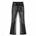 Men's Purple Vintage Distressed Stretch Denim Jeans Size:30-38 (6)