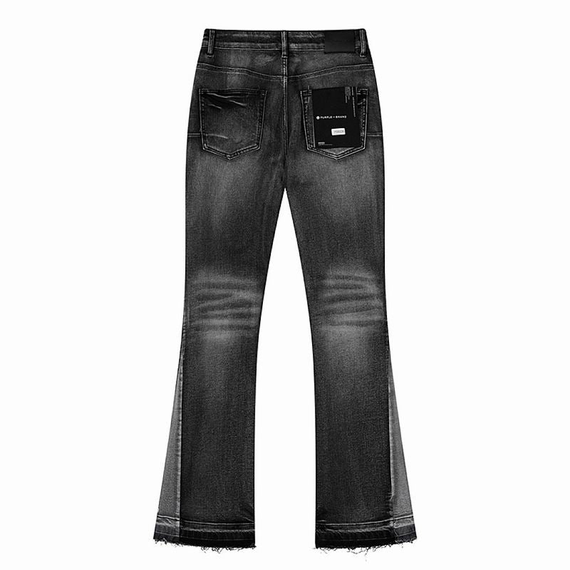 Men's Purple Vintage Distressed Stretch Denim Jeans Size:30-38 (6)