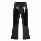 Men's Purple Vintage Distressed Stretch Denim Jeans Size:30-38 (4)