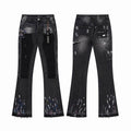 Men's Purple Vintage Distressed Stretch Denim Jeans Size:30-38 (3)