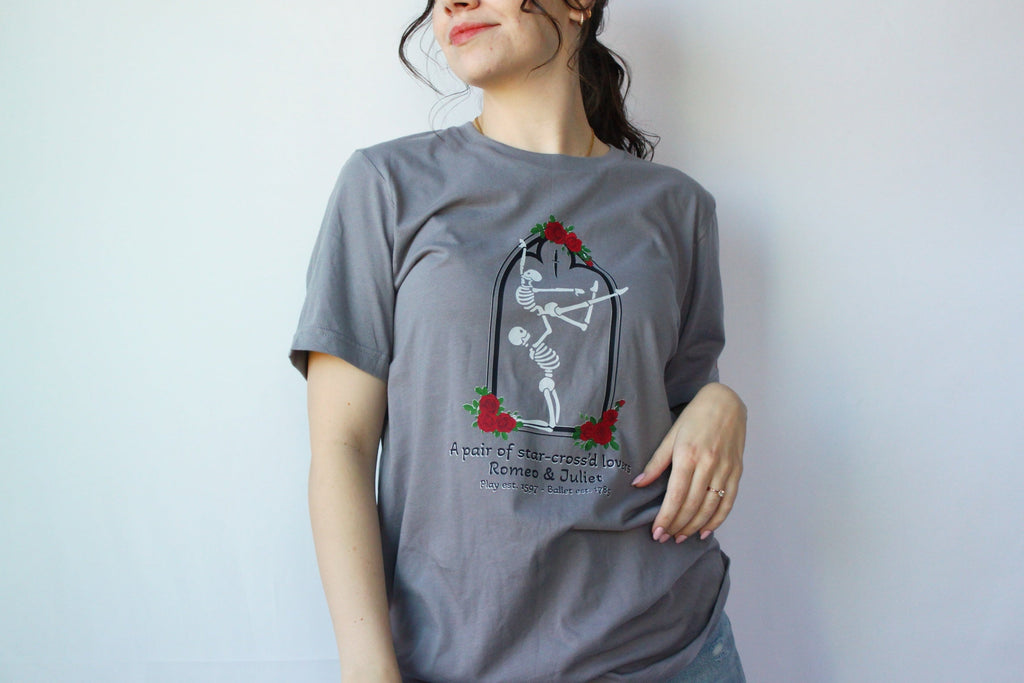 Star-Crossed Skeletons Romeo & Juliet T-Shirt