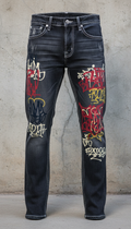 Graffiti Red limited edition jeans